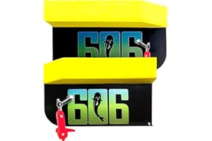 606 Sportsman Supply Heavy Duty Catfish Planer Boards - Durable Planer Boards - Suitable for Both Port/Starboard Side - Perfect for Both Boat/Bank Fisherman - Removable Rod for Easy Storage