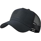 IIN American Flag Mesh Baseball Cap, Patriotic Trucker Hat for Men Women, Quick-Dry Breathable Design, Adjustable Snapback