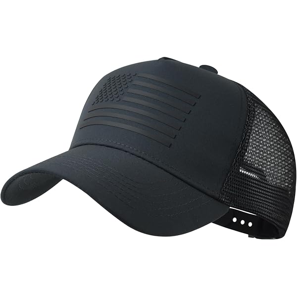 Patriotic Mesh Snapback Hat with Flag Patch, Quick Dry, UPF 30 Antourage American Flag Unconstructed Unisex Mesh Snapback  main image 2