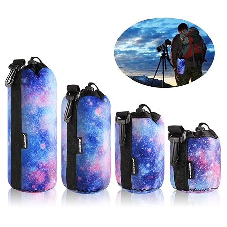 Lot De 4 étuis De Protection En Néoprène Pour Appareil Photo