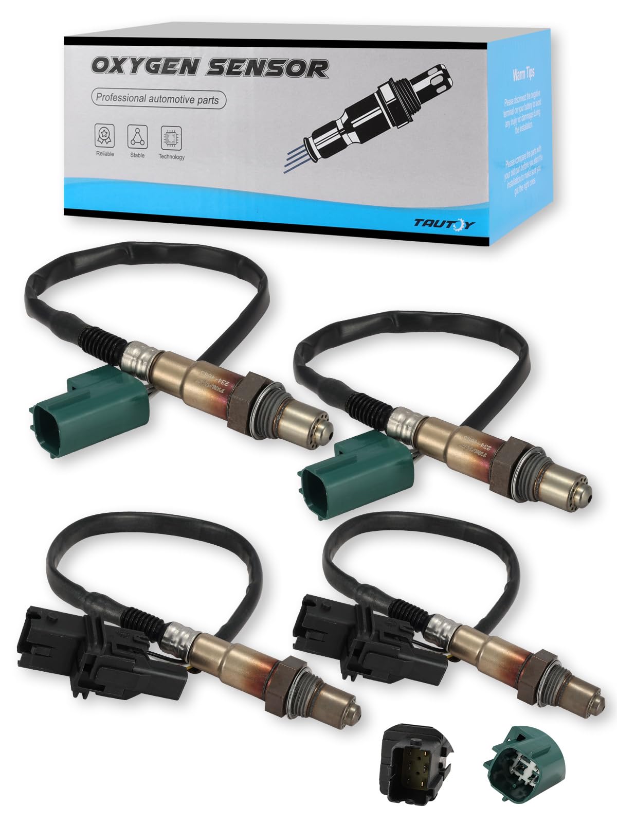 Photo 1 of TAUTOY 4PCS 234-5060 234-4835 O2 Oxygen Sensor Upstream and Downstream (5.6L V8) for Infiniti QX56 2004-2006, for Nissan Armada 2005-2006, Titan 2004-2006