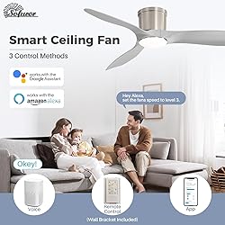 Sofucor 52 Inch Smart Ceiling Fan with
