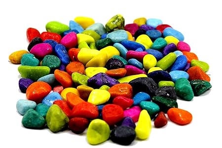 Adhiran Multi-Color Home, Garden and Aquarium Decor Pebbles