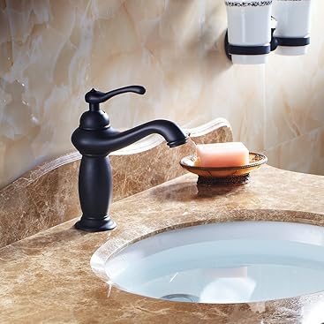 Beelee Schwarz Badarmaturen Einhebel Wasserhahn Armatur