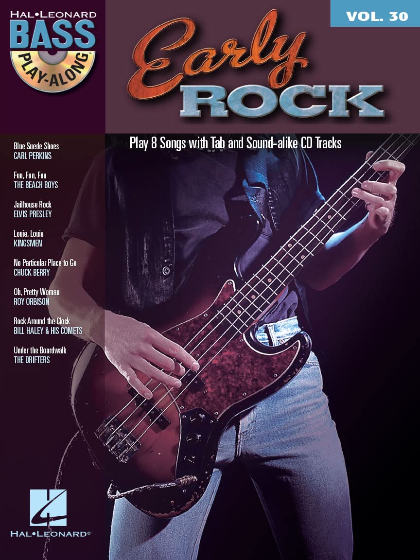 Bass Play-Along Volume 30: Early Rock (Hal Leonard Bass Play-Along)