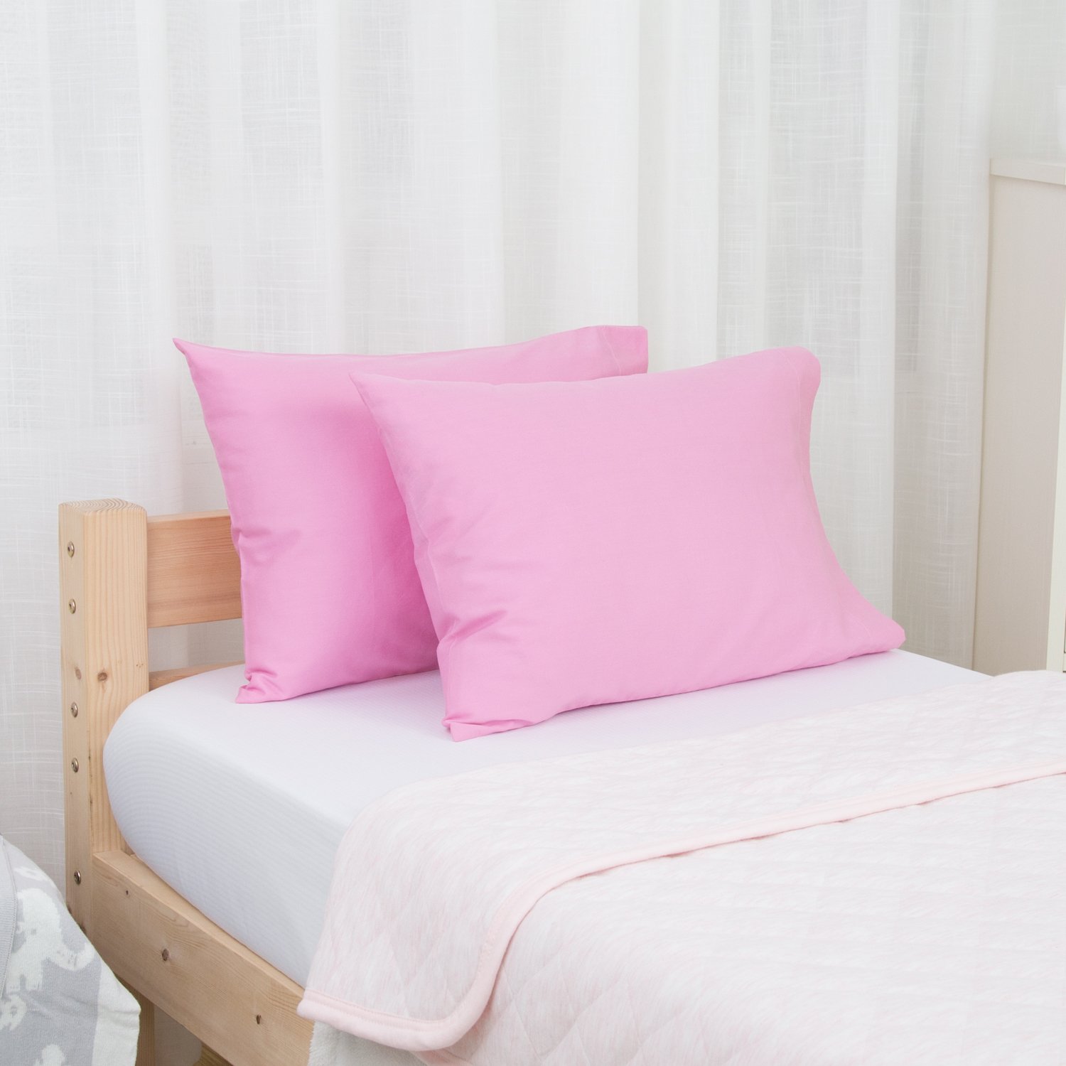 Pillowcases Machine Washable Travel Pillow Case Cover with Envelope