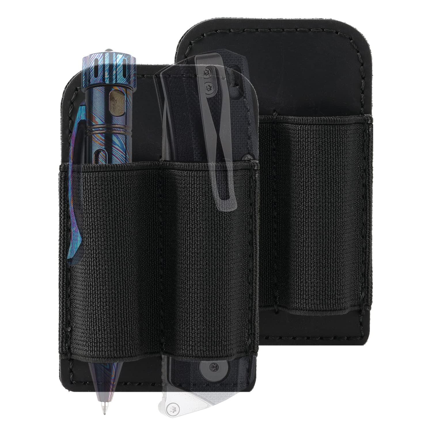 VIPERADE PL6 EDC Elastic Organiser Holder, Modular Organiser, EDC Insert Pouch Panel Hook Backed Accessories Holder, Organizer Attachment for Backpack, Tactical Vest