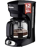 Amazon.com: Betty Crocker 12-Cup Drip Coffee Maker with Heat Resistant Glass  Carafe, Removable Permanent Nylon Filter, Pause & Pour, Water Level Gauge,  Non-Stick Warming Plate, BC-5729W, White: Home & Kitchen