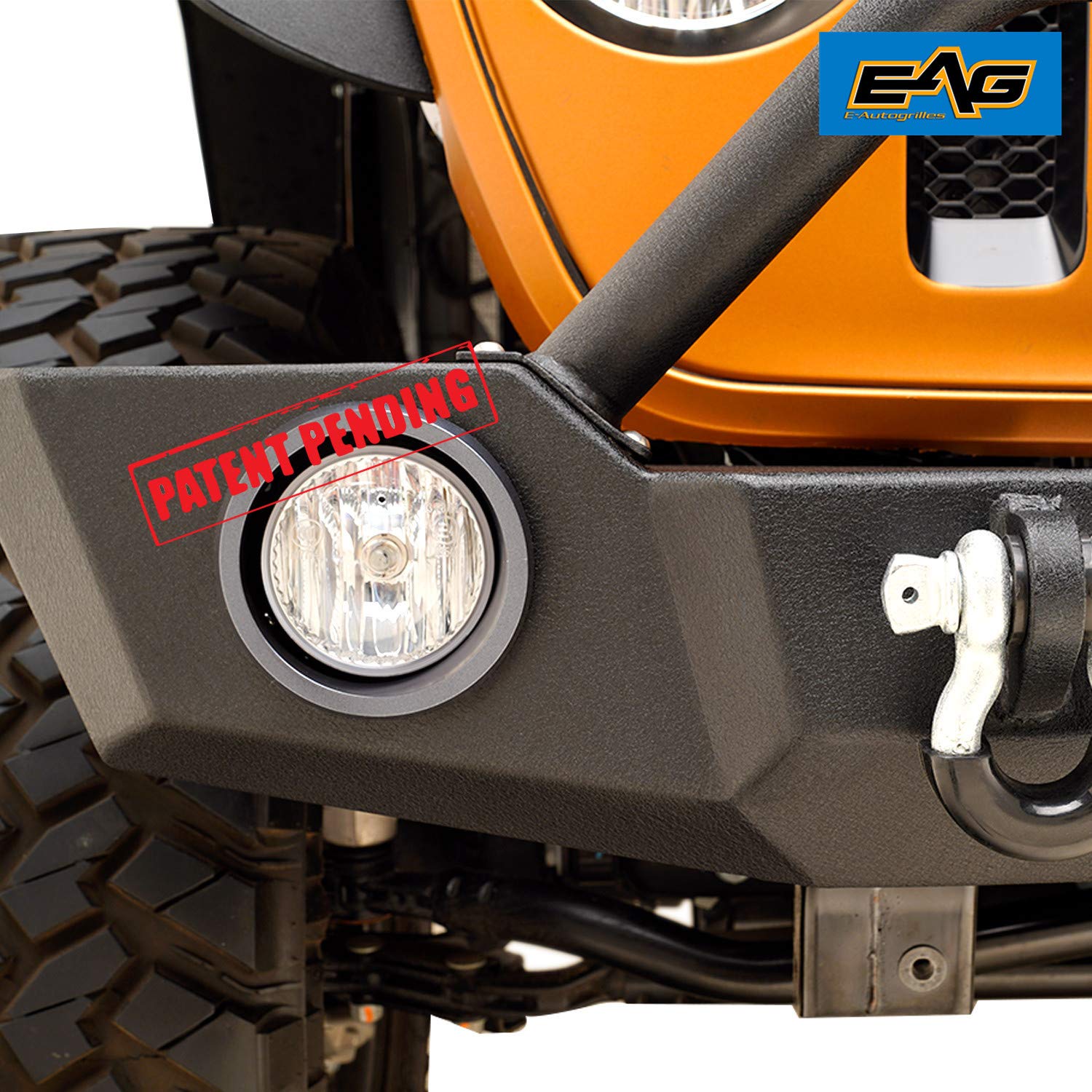 EAG Heavy Duty Front Bumper Offroad with Fog Light Housing Fit for 1820 Jeep Wrangler JL Buy