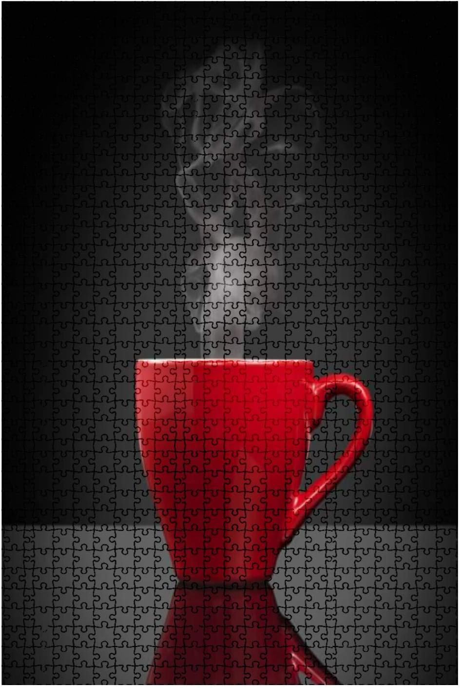 wooden coffee cup puzzle