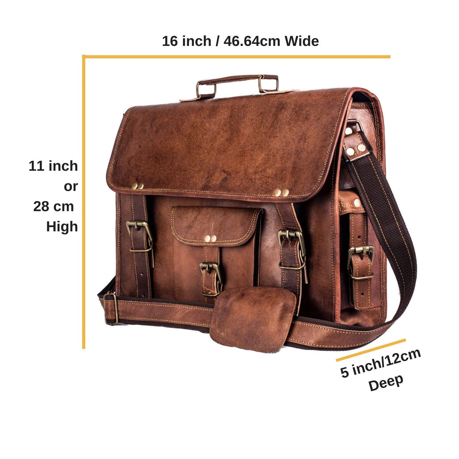 handmadecart leather messenger bag