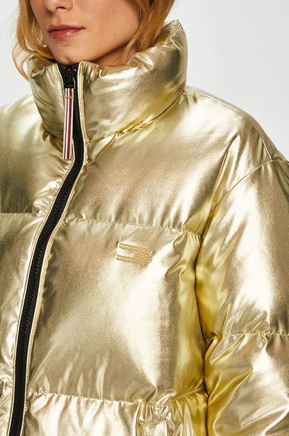 gold tommy hilfiger coat