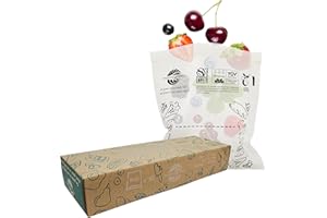 Moonygreen Compostable Food Storage Bags, Resealable Quart Bags, 30 Count, 7.1 x 7 inches, Extra Thick, Certified US BPI ASTM D6400 Europe OK Compost