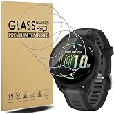 4 Pack Anti-Scratch Film for Garmin Forerunner 165 Screen Protector | 9H Hardness Tempered Glass Full Protective for Garmin Forerunner 165