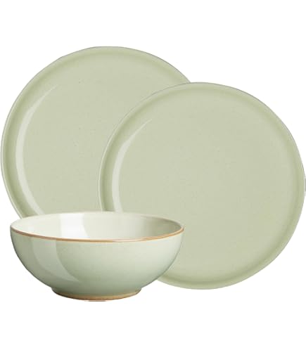 Amazon.com | Denby Azure 4-Piece Place Setting, Blue: Dinnerware