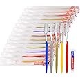 skourvut Disposable Toothbrushes with Toothpaste Individually Wrapped 5 Colors Bulk Toothbrush and Toothpaste 10g for Homeless,Shelter,Air Bnb/Hotel/Guest Apartment (500)