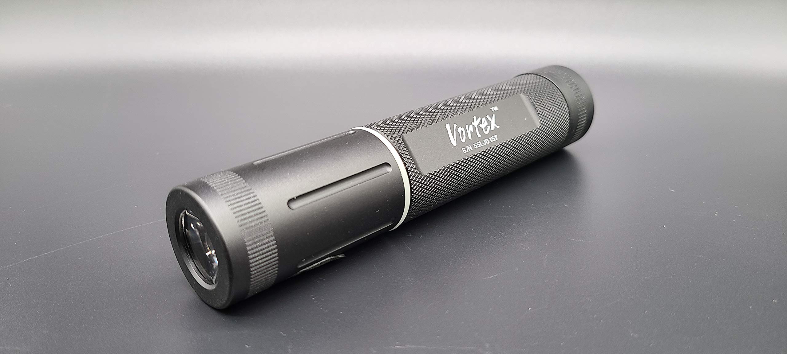 Vortex TS8 Outdoor Rechargeable Rotary Switch High Brightness Tactical Functions High Power LED Traffic Wand Buzzer Handheld Flashlight