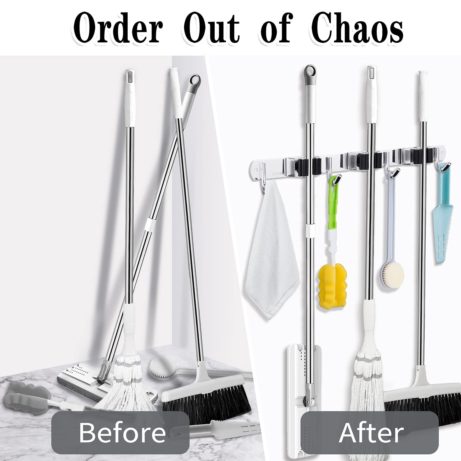 Broom and Mop Holder