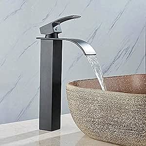 Grifo cobre caliente y frío sobre la cabeza grifo del lavabo sobre