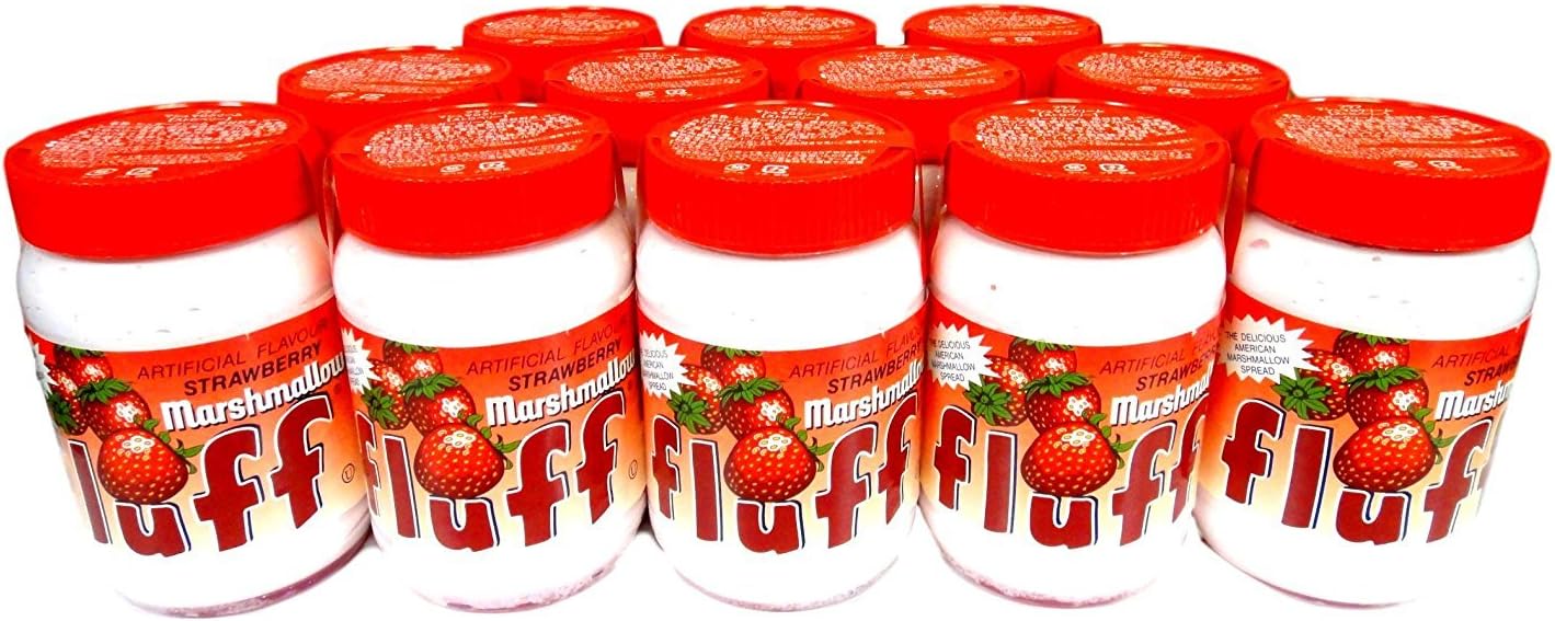 Durker-Mower Strawberry Marshmallow Fluff 7.5 oz - Pack of 12