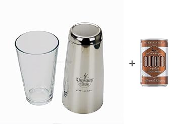 Havana Club Boston Shaker aus Edelstahl & Glas