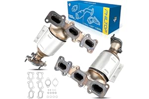 PHILTOP Left and Right Catalytic Converter Replacement For 2013-2019 Explorer/Taurus/Flex 3.5/3.7L, 2015-2018 Edge 3.5/3.7L, 2013-2016 MKZ/MKS 3.7L Replace 19517, 19516, 16728, 16721 (EPA Compliant)