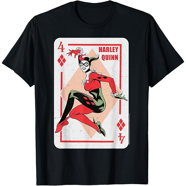 Amazon.com: Harley Quinn Red Logo Men's Black Fleece Long