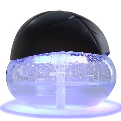 ap airpleasure Water-Based Purifier Air Washer, Air Revitalizer & Freshener, Air Fresher with 7 LED Color Changing Light for Rooms (Black)