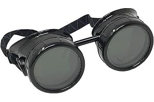 UMBRELLALABORATORY Steampunk Mad Scientist Goggles Rave Glasses Costume Eye Protection Goggles Welding Style