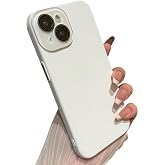 Caseative for iPhone 13 Case, White | Solid Color Full Camera Lens Protection