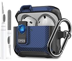 Olytop for Airpods 4 Case with Lock Clip, Rugged