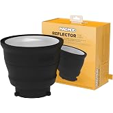 MagMod Reflector XL, Collapsible, Durable and Easy to Use Strobe Reflector | Collapsible Universal Strobe Reflector, Packs Flat for Travel, Easy to Mount and Use, For Studio and on Location, Quick Setup