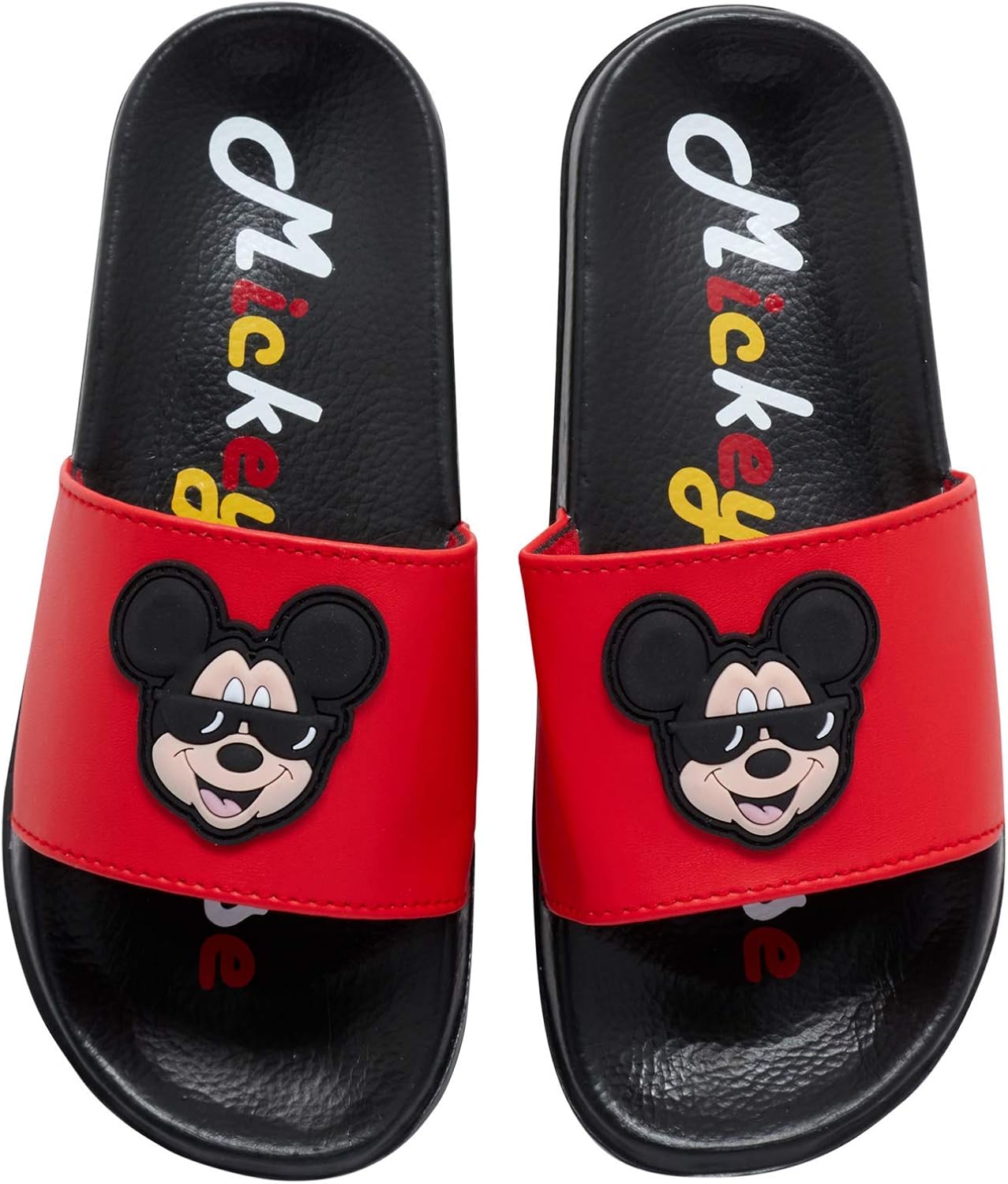 Disney Boys' Mickey Mouse Sandals SlipOn Slides (Toddler