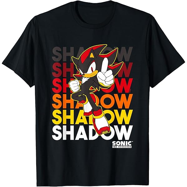 Amazon.com: Sonic The Hedgehog Shadow The Hedgehog Epic Portrait T