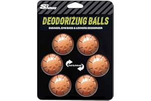 Sufuny Shoe Deodorizer Odor Eliminator Ball -Sneaker Deodorizers balls Car Air Fresheners Odor Eaters for Shoes, Gym Bags, Closet and Locker 6 Pack (Fresh Linen)