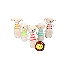 Plan Toys - Bolos-Monos, juego de puntería (5653)