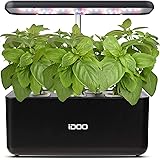 iDOO Hydroponics Growing System, 7Pods Mini Herb Garden with Pump System, Germination Kit with LED Light, Automatic Timer, He