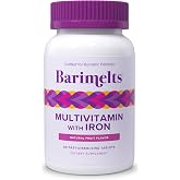 BariMelts Bariatric Multivitamin with Iron, 60 Tablets, Fruit | Fast-Dissolving, Sugar-Free Bariatric Vitamins for Women with Iron, Support Daily Nutrition After Bariatric Surgery