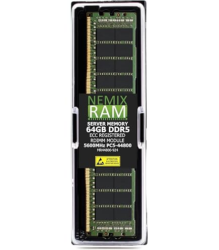 【動作確認済】Samsung DDR5 ECC RDIMM 64GB Samsung 64GB DDR5 5600MHz PC5-44800 ECC RDIMM 2Rx4 (EC8 10x4) Dual