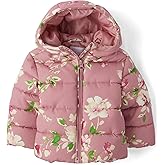 The Children's Place Baby and Toddler Girls' Medium Weight Wind-Resistant, Water-Resistant Puffer Jacket