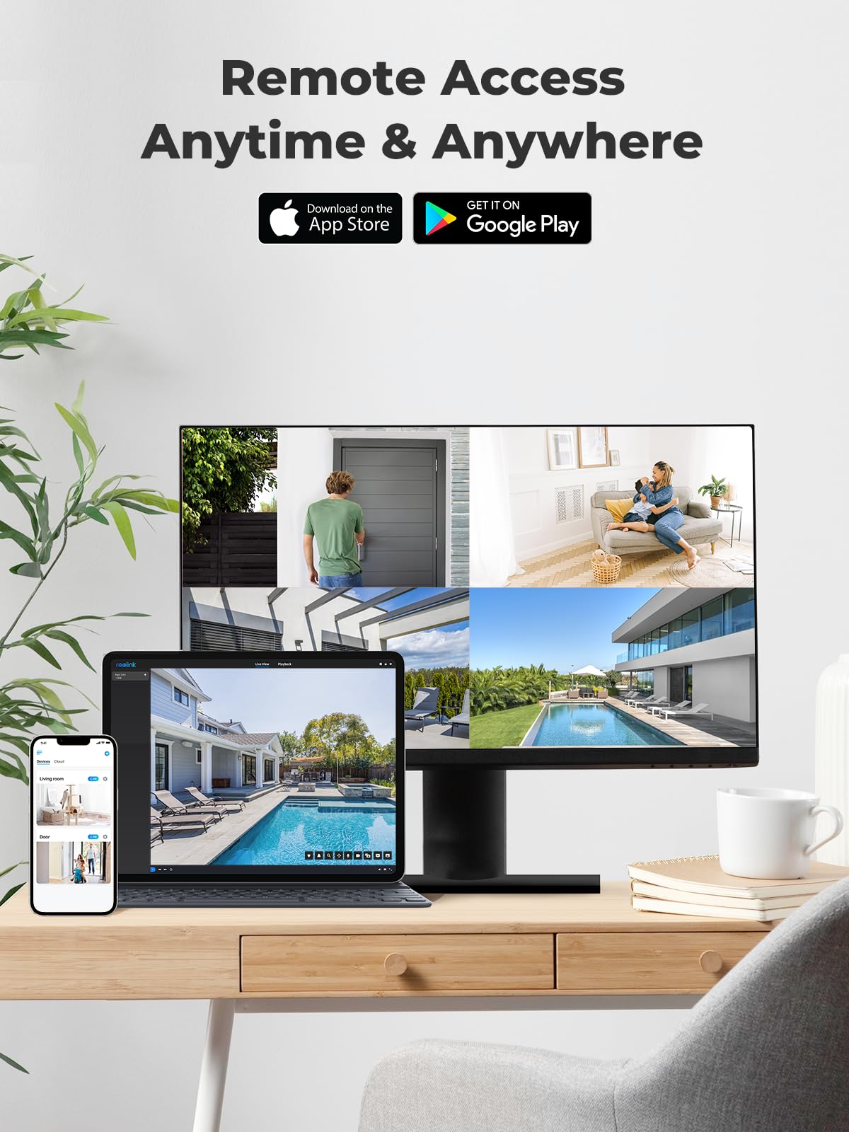 REOLINK 5MP Security PoE IP Camera, Person/Vehicle/Pet Detection, Time-Lapse, 100ft IR Night Vision, Work with Smart Home, Support 512GB SD Card, Surveillance Outdoor Indoor, RLC-510A - View 5