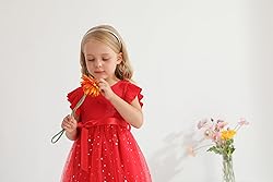 Sinhoon Toddler Girl Tulle Dress Summer Ruffle