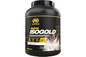 PVL ISOGOLD – Grass Fed - Premium Isolate 100% Whey Protein Shake (2.27 kg (Pack of 1), Vanilla milkshake)