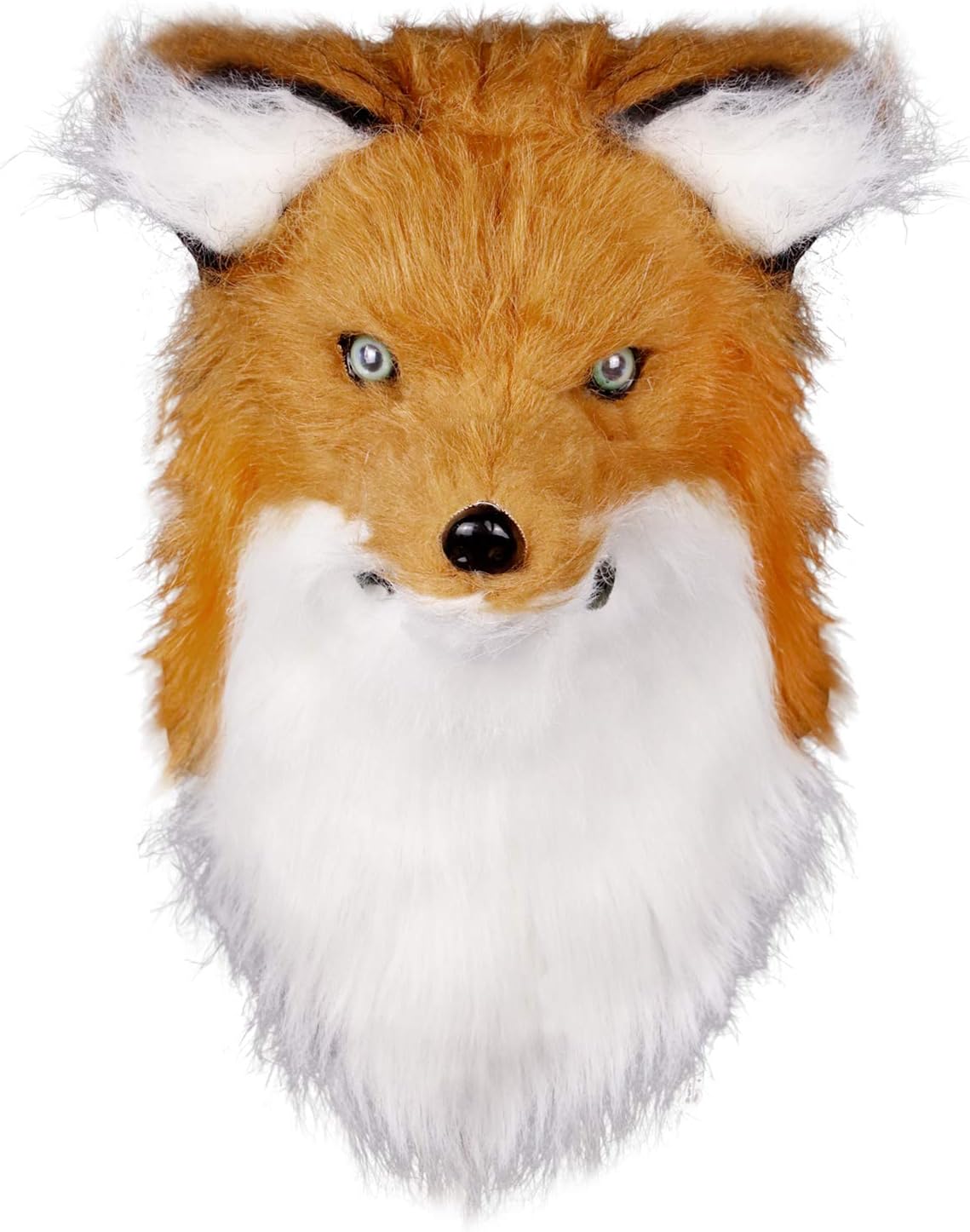Amazon Molezu 狐お面 口が動く狐面 なりきり動物お面 リアル 面白い コスプレ小物 ハロウィン コスチューム 学園祭 文化祭 オレンジ色 コスプレ 仮装 通販