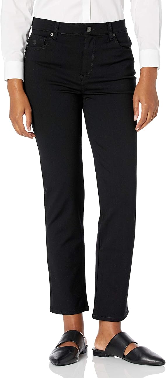 Gloria Vanderbilt Women's Plus Size Amanda Ponte Knit Pant at Amazon