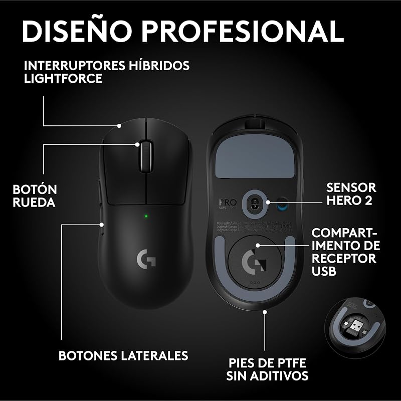 Pro X Superlight 2 SE Ratón Gaming Inalámbrico, Negro