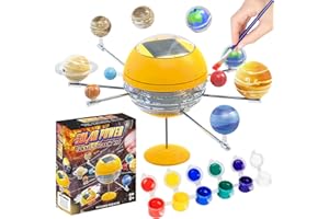 LUCKY GUESS STEM Education Solar Power Solar System Kit Toys for Boys Age 8-12, DIY Educational Toy Science Kits for Kids, Building Experiment Planet Models, Birthday Gifts for 8 9 10 11 12 Years Old Girls Teens