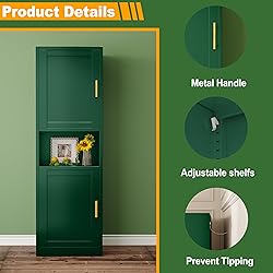Ckzbx Tall Narrow Storage Cabinet 66.93" H Tall