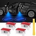 Car Door Lights Logo Projector, Compatible with EQC/G/M/E/B/A/C/GL/GLC/GLE/GLS/GLA Accessories,3D Ghost Shadow Light,Door Logo Projector Lights,HD Upgraded Welcome Light（Be-n-z, 4）