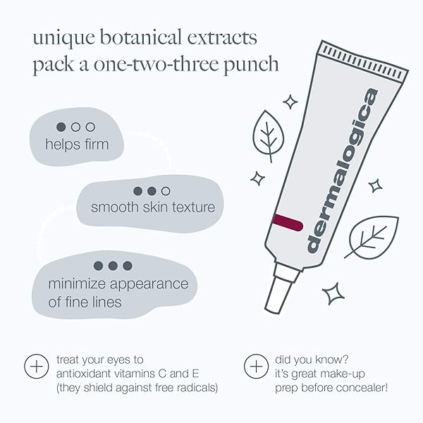 DERMALOGICA MULTIVITAMIN POWER FIRM EYE CREAM WITH ANTIOXIDANT VITAMINS, ANTI-AGING WRINKLE FIRMING UNDER EYE TREATMENT – COMBAT VISIBLE LINES AROUND THE EYE AREA, 0.5 OZ